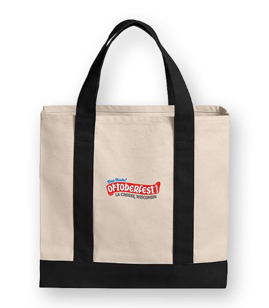 Picture of BG429 - Cotton Canvas Two-Tone Tote